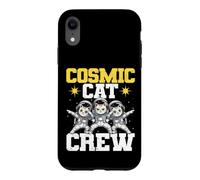 Cosmic Cat Crew Space Cats Astronaut Feline Case for iPhone XR