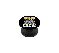 Cosmic Cat Crew Space Cats Astronaut Feline PopSockets Adhesive PopGrip