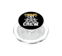 Cosmic Cat Crew Space Cats Astronaut Feline PopSockets PopGrip for MagSafe