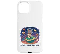 Cosmic Cat Library Explorer Journey Case for iPhone 15 Plus