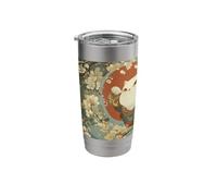 Cosmic Cat Ukiyo E Japanese Space Neko Stainless Steel Insulated Tumbler