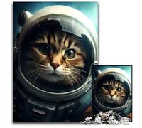 Cosmic CatJigsaws 1000 Pieces for Adults Puzzles for Adults Intricate Design for Teenagers DIY Decor And BrainBoosting Fun 1000 PCS(38x26cm)