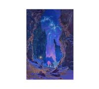 Cosmic Cave Explorers Canvas Poster Wall Art Decor Print Picture Paintings for Living Room Bedroom Decoration 08x12inch(20x30cm)