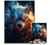 Cosmic Celestial Wolf Jigsaw Puzzles for Adults 1000 Piece Difficult Puzzles for Adults for Birthdays And Holidays 1000 PCS(75x50cm)