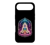 Cosmic Chakra Meditation Lotus Moon Phases Yoga Case for iPhone Air