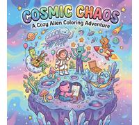 Cosmic Chaos. A Cozy Alien Coloring Adventure: 111 Cozy Space Designs for Adults and Teens. A Bold and Easy Coloring Book Featuring a Cute Little Astronaut and Quirky Alien Friends for Stress Relief