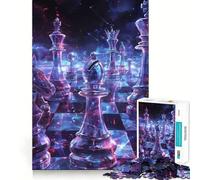 Cosmic Chess 1000 Piece Puzzle For Teenagers DIY Fun, Pastime Game, Pattern Build, Classic Xmas Gift (50x75cm)