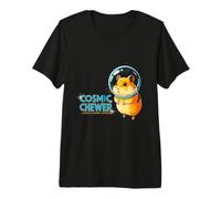 Cosmic Chewer Space Hamster Adventure Cute Rodent Explorer Premium T-Shirt