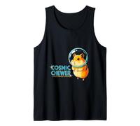 Cosmic Chewer Space Hamster Adventure Cute Rodent Explorer Tank Top