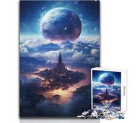 Cosmic Citadel 1000 Adult Pieces Jigsaw Puzzle Educational Fun Learning Activity Game Perfect Thoughtful Gift for Any Occasion Size 50x75cm