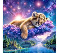 Cosmic Cloud Animals 35 Piece Jigsaw Puzzles for Adults and Kids, Impossible Puzzle, Jigsaws 35 pieces for adults Gifts, Difficult jigsaw puzzles for The Whole Family