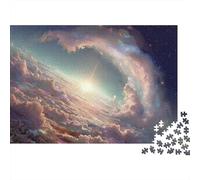 Cosmic Cloudscape View Hard 1000 Piece Puzzle for Adults Spiral Galaxy in Deep Space Premium Sturdy Vibrant Challenging Stress Relief 52x38cm/1000pcs