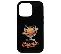 Cosmic Cocktail Saturn Planet Glass Fun Case for iPhone 13 Pro