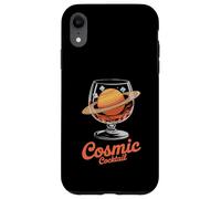 Cosmic Cocktail Saturn Planet Glass Fun Case for iPhone XR
