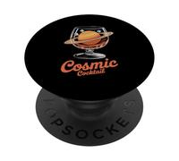 Cosmic Cocktail Saturn Planet Glass Fun PopSockets Adhesive PopGrip