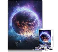 Cosmic Collapse Jigsaw Puzzles 1000 Pieces for Teenagers Mindful Learning Fun Game Unique Gift for Joyful Celebrations Size 38x52cm