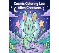 Cosmic Coloring Lab: Alien Creatures Coloring Book for Kids & Adults | 30 Cute, Majestic & Strange Space Animals | Relaxing Stress Relief Coloring ... for Relaxation, Stress Relief & Creative Fun