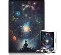Cosmic Contemplation 1000 Piece Jigsaw Puzzles for Adults Teenagers Creative Problem Solving Game Heartfelt Memorable Gift Idea Size 50x75cm