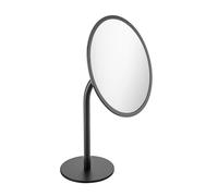 COSMIC - COUNTERTOP MAGNIFYING MIRROR - Collection Bwc | Black Matte Finish | Freestanding Accessory | Measures 20 x 33,5 x 16,5 cm