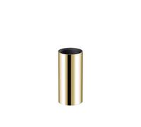 COSMIC Countertop toothbrush holder Glossy gold PVD Installation with Screws Measures 13.5 x 6.2 x 6.2 cm