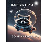 Cosmic Crisis Raccoon Notebook: Composition Style Notebook/Journal