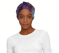 Cosmic Dawn Elastic Headscarf Hat Soft Light Comfort Breathable for Women Daily Wear and Sleep Cap