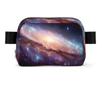 Cosmic Dawn Square-Shaped Fashion Waist Bag with Light Durable for Various Outdoor Sports Use
