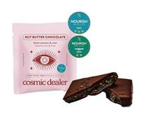 Cosmic Dealer Black Sesame & Chai Chocolate Bite Organic Sugar Reduced 20g