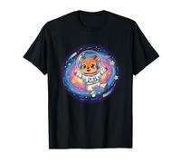 Cosmic Deer Astronaut Kids Space Adventure T-Shirt