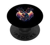 Cosmic Deer Stars Galaxy Magic PopSockets Adhesive PopGrip
