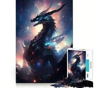 Cosmic Dimension Dragon 1000 Piece Jigsaw Puzzles for Adults Brain Think, Tight Edge, Real Challenge, Birthday Present (38x52cm)