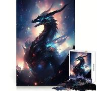 Cosmic Dimension Dragon 1000 Piece Jigsaw Puzzles for Adults Brain Think, Tight Edge, Real Challenge, Birthday Present (38x52cm)