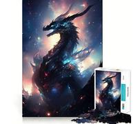 Cosmic Dimension Dragon Jigsaw for Teenagers 1000 Pieces Brain Power, Clean Cut, Fun Challenge, (38x26cm)