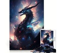 Cosmic Dimension Dragon Jigsaw Puzzles 1000 Pieces for Adults Logic Play, Vivid Print, Family Enjoyable, Art Piece (50x75cm)