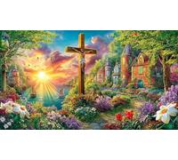 Cosmic-Dog-Fantasy 1000 Pieces Jigsaw Puzzle Recycled Paper Educational Game Challenge Fun Present & Activity for Home for Adults Kids 38x52/1000pcs