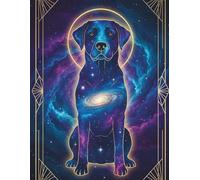 Cosmic Dog Guardians Art Journal - Labrador Retriever: A Mixed-Media Notebook with Lined & Blank Pages for Creative Journaling, Drawing, Reflection & Visual Expression 8.5 x 11, 120 Pages