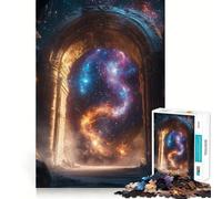 Cosmic Doorway Adults 1000 Piece Jigsaw Puzzle Decompress Game, Bright Hue, Playful Challenge, Night Fun (38x52cm)
