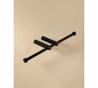 Cosmic Double Paper Holder Without Cover Matt Black Logic