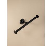 Cosmic Double Toilet Roll Holder, Matt Black, Hidden Fixings, Anti-Corrosion, Start Collection