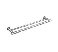 Cosmic Double Towel Rail 60Cm, Supports Up To 10Kg, Chrome, Screws Included, Anti-Corrosion, Architect Collection