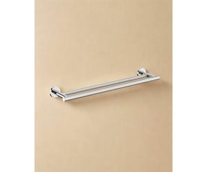 Cosmic Double Towel Rail, Chrome, Architect S+ Collection