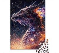 Cosmic Dragon Blaze 1000 Piece Adults Puzzle Kids Age Games Puzzle Game Home Decoration Challenge High Difficulty 38x26cm/1000pcs