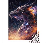 Cosmic Dragon Blaze Jigsaw Puzzles for Adults Interesting Puzzle Game 1000 Piece Impossible Puzzle for Adults Gifts 70x50cm/1000pcs