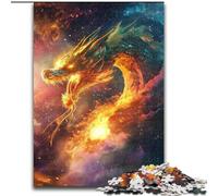 Cosmic Dragon Jigsaws Puzzles 1000 Pieces for Adults Gifts, Educational Family Game Suitable for Desktop Decoration (26x38cm)