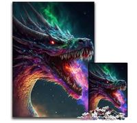 Cosmic Dragon Serpent King Jigsaw Puzzles for Adults, 1000 Piece Difficult Puzzles for Adults for Home Decor, Brain Training 50x75CM/19.68x29.52inch