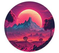 Cosmic Dreams 1000-Piece Jigsaw Puzzle 1000Pc Adults Round Jigsaw Puzzle Educational Toy for Teenagers, Home Office Decor 67.5x67.5cm