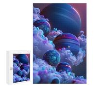 Cosmic Dreamscape-4 Wooden Picture Puzzle for Grown-Ups, 1000 PCS - Screen-Free Activity, for Screen-Free Relaxation at Home