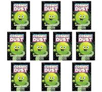 Cosmic Dust Asteroid Apple Popping Candy Mixed Flavours - 10 Packets of 10g - Fun and Exciting Popping Sensation - Great for Parties