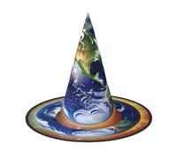 Cosmic Earth Halloween Witch Hat 2 PCS Comfortable And Durable Suitable For Party Role Play And Carnival