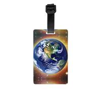 Cosmic Earth Luggage tag Hanger Protects Privacy and is a Must-Have for Travel and is Durable